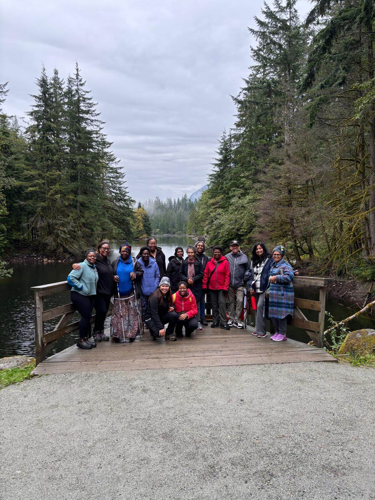 Baobab Black Seniors Explore Lynn Canyon Suspension Bridge & Park